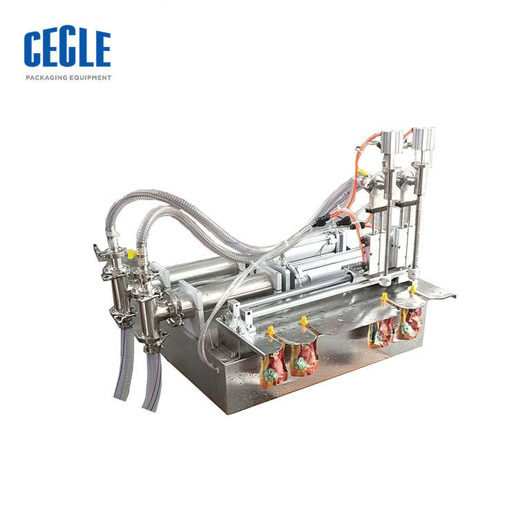 DF8 10-5000ML Semi Automatic Spout Pouch Filling Machine, Semi Automatic Filling Machine for Spout Pouch Bag/ Stand up Pouch Bag