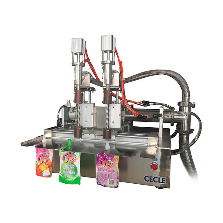 DF8 10-5000ML Semi Automatic Spout Pouch Filling Machine, Semi Automatic Filling Machine for Spout Pouch Bag/ Stand up Pouch Bag