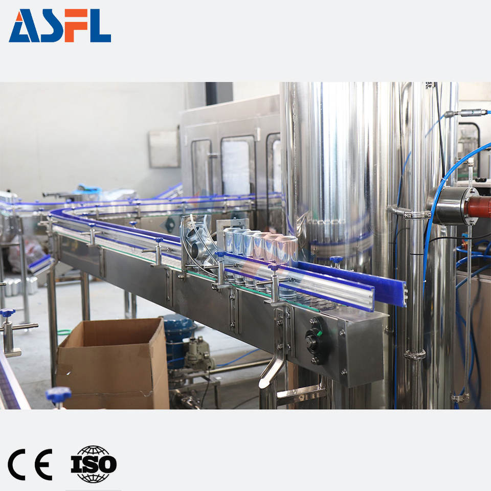 Full Automatic 330ML Craft Beer Aluminum Can Filling Machine Canning Line Jar Tinplate Can Filling Sealing Machine