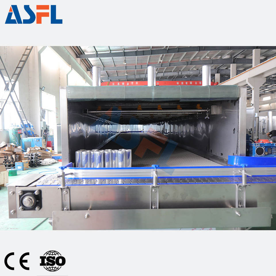 Full Automatic 330ML Craft Beer Aluminum Can Filling Machine Canning Line Jar Tinplate Can Filling Sealing Machine
