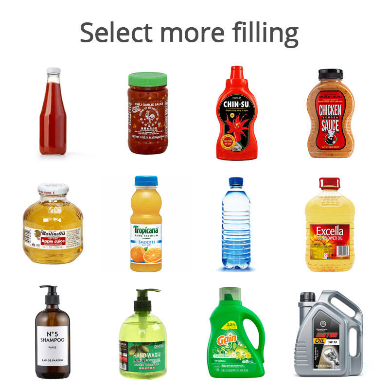 Automatic 1L 5L Laundry Liquid Detergent Bottle Filling Capping Machine Dish Soap Cleaner Gel Filling Machine