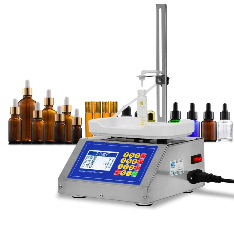 4 Heads Magnetic Pump Liquid Filling Machine for Oil Water Perfume Lotion Whisky Juice 10ml Oral Liquid Filling Machine