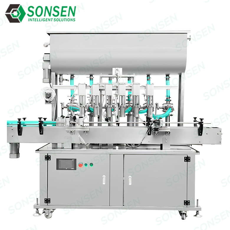 Automatic Six-head Filling Machine Liquid Water Beverage Production Line Industrial Machinery Small Business Packaging Machine