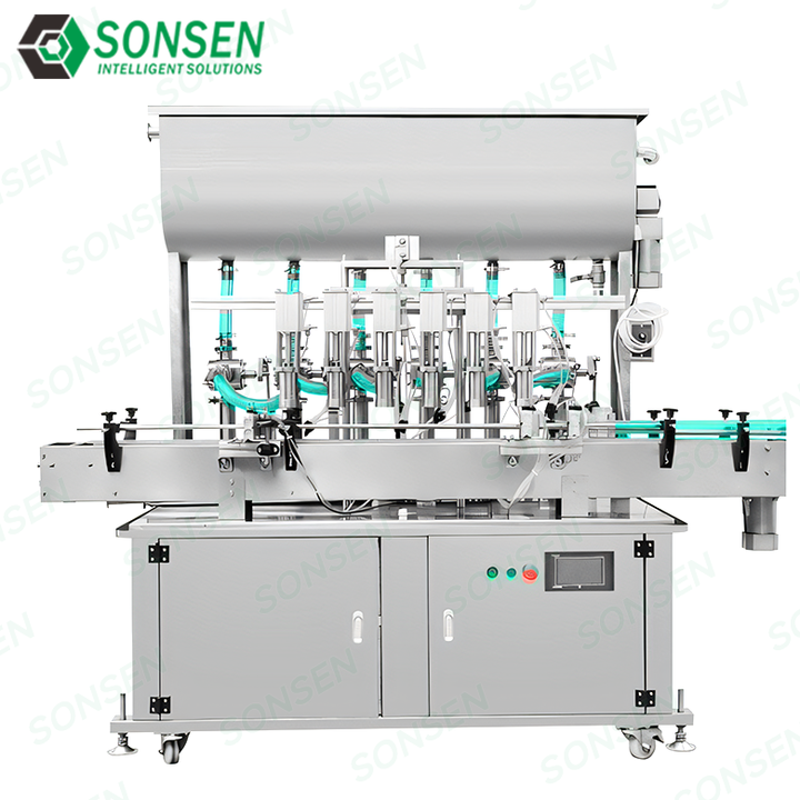 Automatic Six-head Filling Machine Liquid Water Beverage Production Line Industrial Machinery Small Business Packaging Machine
