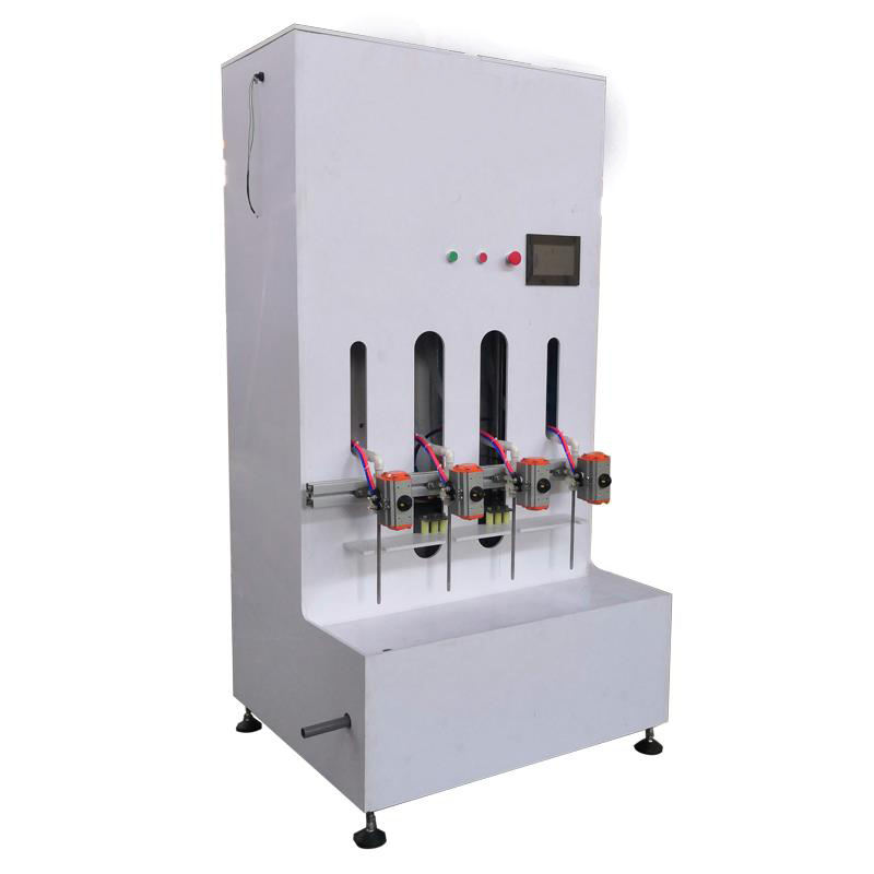 Semi Automatic Small Liquid Detergent Chemical Filling Machine for Plastic Bottle 1000ml