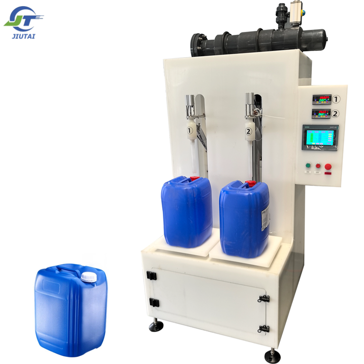 Semi Automatic Small Liquid Detergent Chemical Filling Machine for Plastic Bottle 1000ml