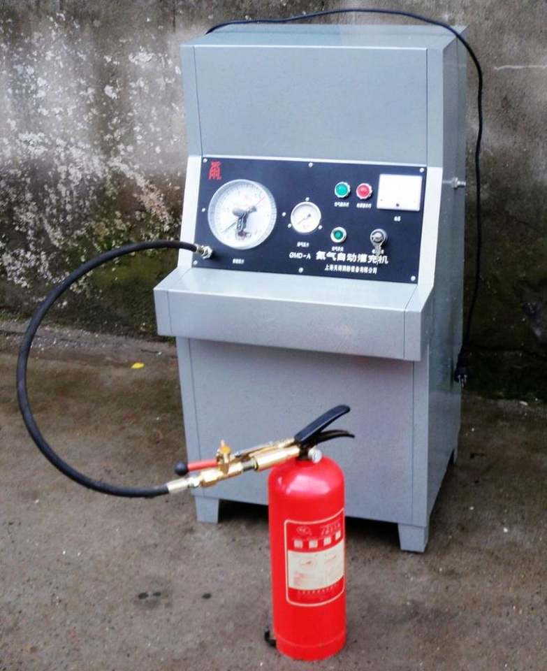 Fire Extinguisher Refilling Equipment Nitrogen Gas Automatic Filling Machine