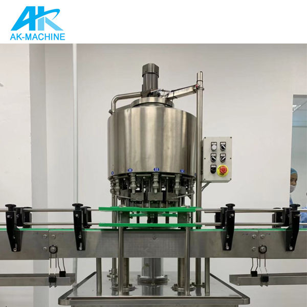 PET Bottle Automatic Washing Filling and Capping Machine / QS-12 Mineral Water Filling Production Line