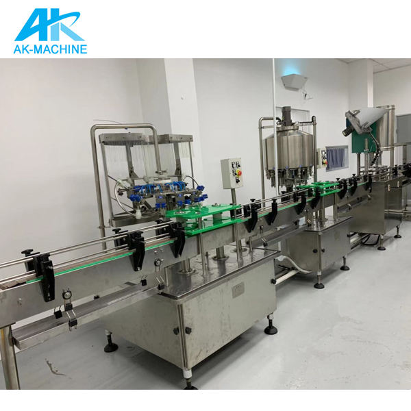 PET Bottle Automatic Washing Filling and Capping Machine / QS-12 Mineral Water Filling Production Line