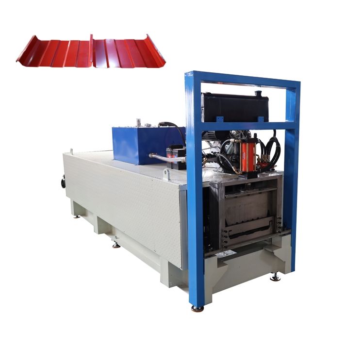 Kr18 Kr24 Portable Standing Seam Roof Profile Roll Forming Machine Roll Forming Machine for Straight Standing Seam