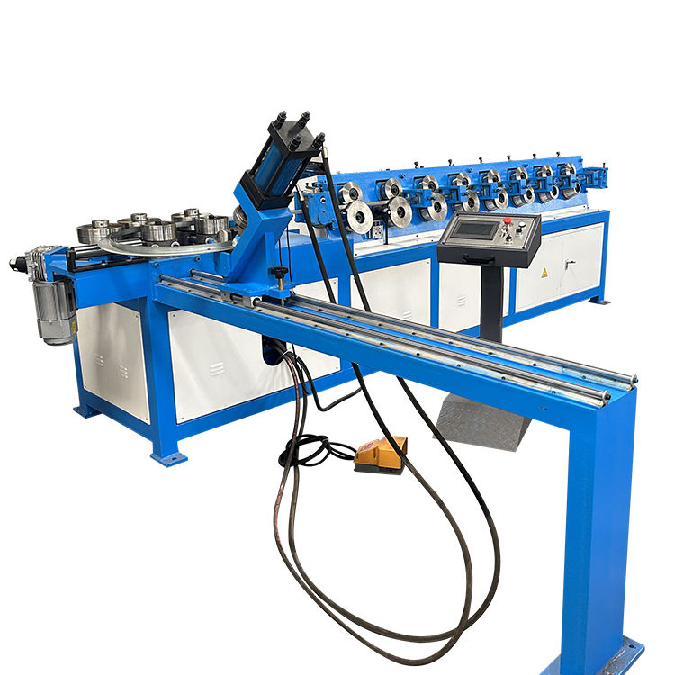 Flange Angle Iron Coil Corner Bead Roll Forming Machine Duct Making System Motor Core Component for Metal Profile Fabrication