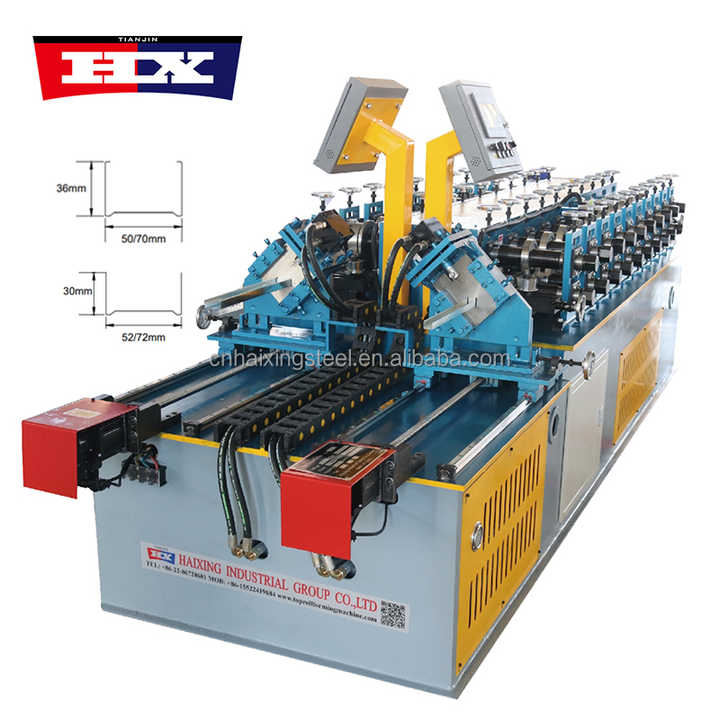 Drywall C U Channel Keel Profile Roll Forming Ceiling Stud and Track Frame Making Machine
