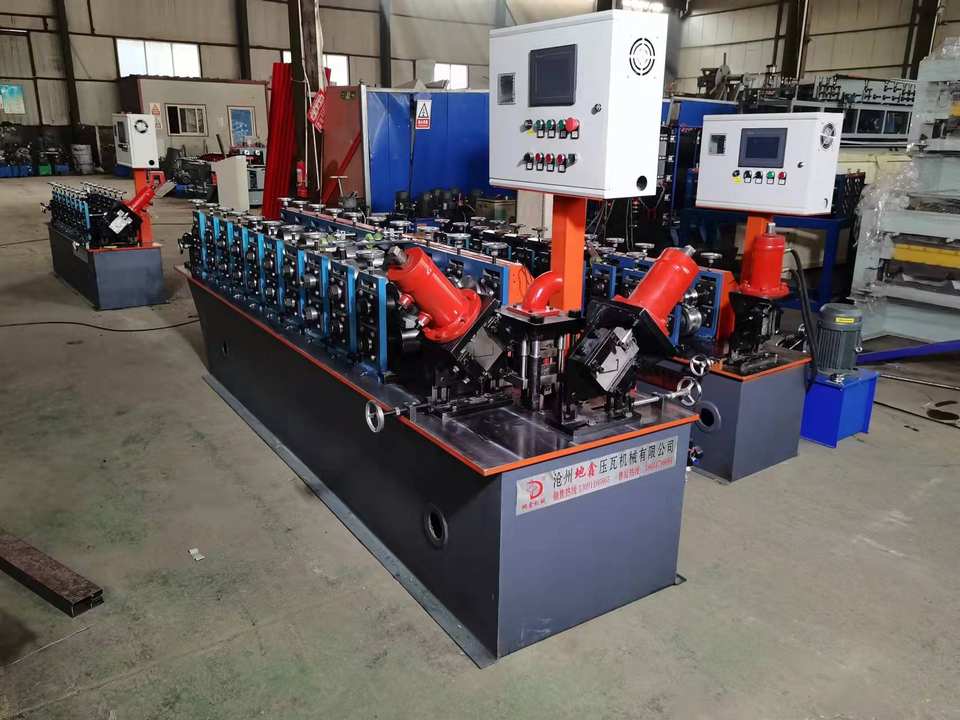 Steel Ceiling Profile Slot Machine Aluminum Steel Drywall Metal Plate Stud And Track Roll Forming Machine 120m/min High Speed