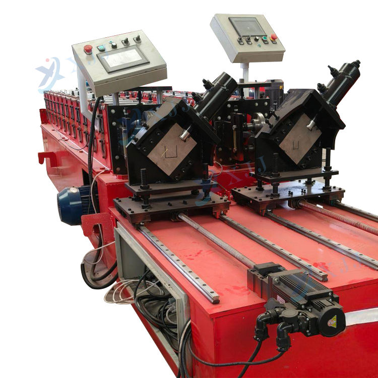 High Efficiency Double Row Lgs Building Material C U Steel Channel Ceiling Track Metal Profile Roll Forming Machine