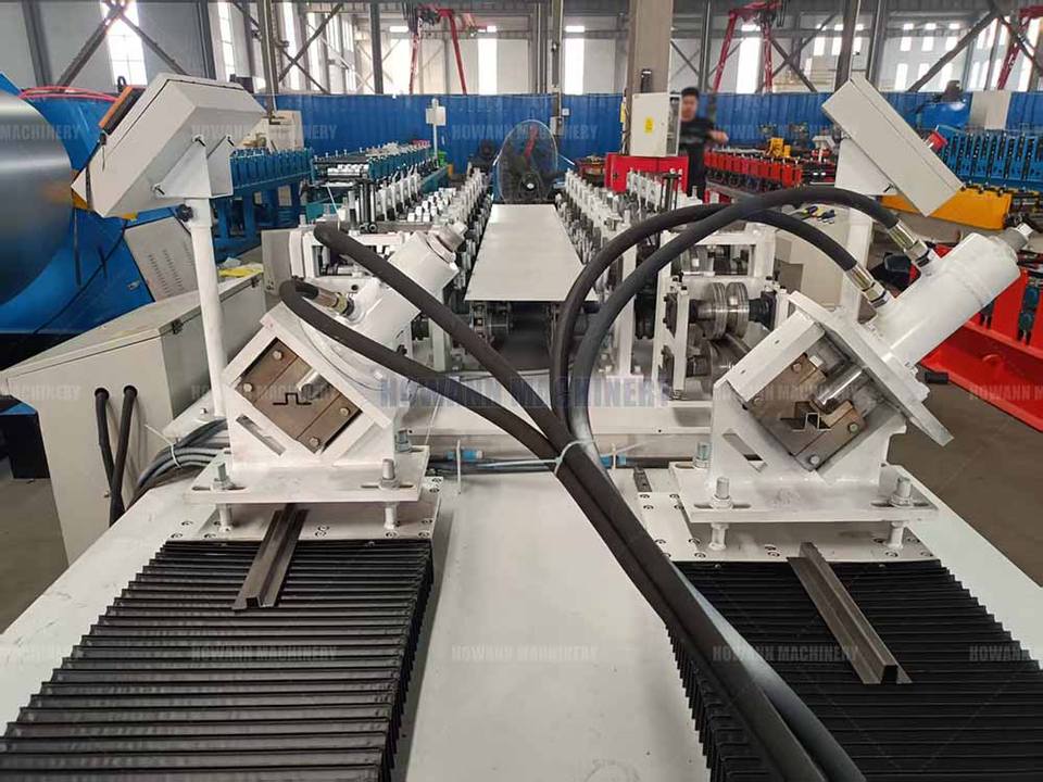 Top Hat Shape Making Roll Former Ceiling Metal Profile Furring Channel Roll Forming Machine with Quick Change