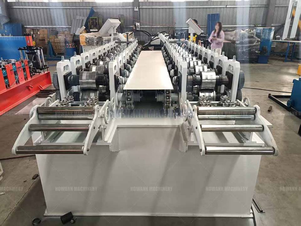 Top Hat Shape Making Roll Former Ceiling Metal Profile Furring Channel Roll Forming Machine with Quick Change