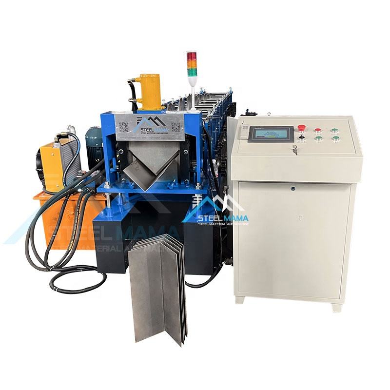 Steel L Angle Iron Roll Forming Making Machine Latest Metal Angle Iron Making Machine