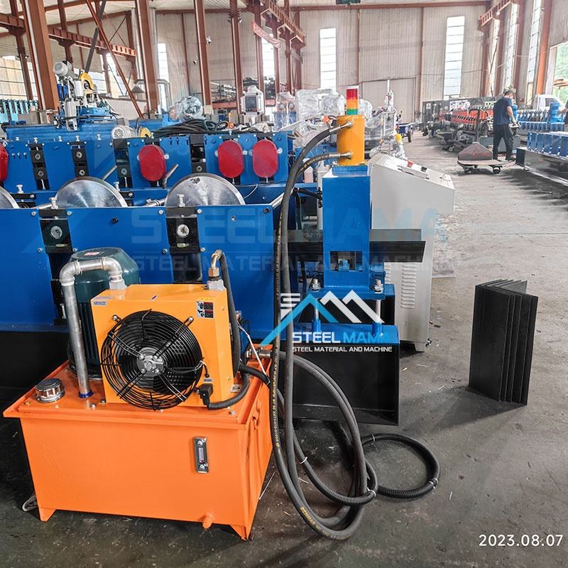 Steel L Angle Iron Roll Forming Making Machine Latest Metal Angle Iron Making Machine