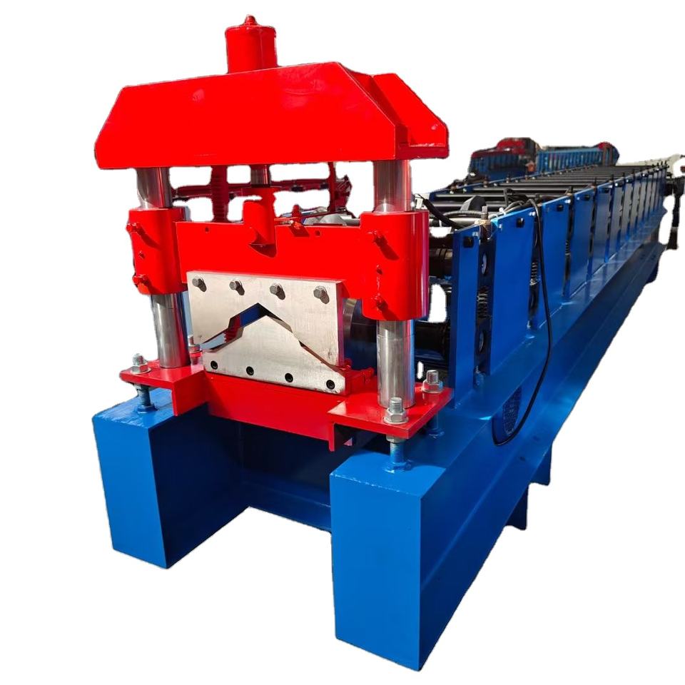 Automatic 315 Metal Roof Ridge Cap Roll Forming Machine Engine Motor Pump for Efficient Tile Construction