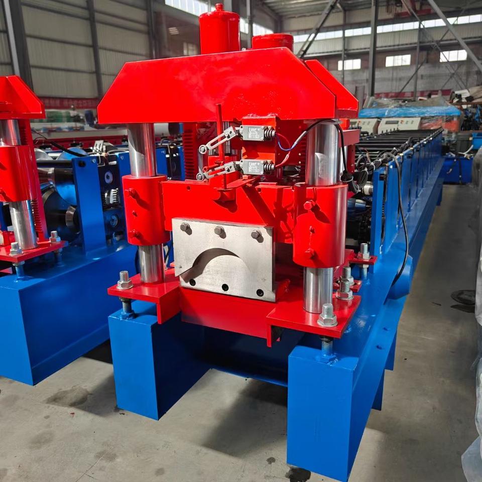 Automatic 315 Metal Roof Ridge Cap Roll Forming Machine Engine Motor Pump for Efficient Tile Construction