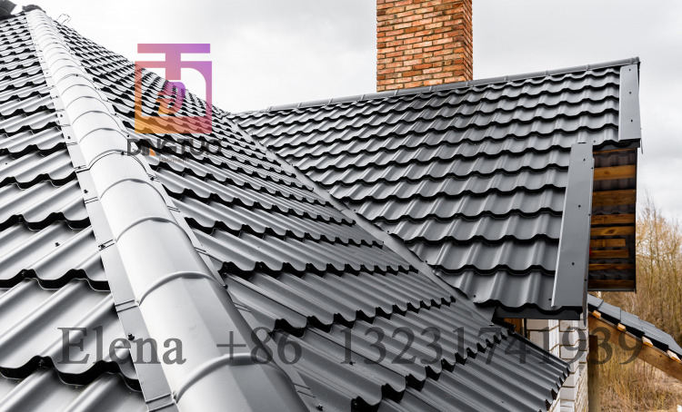 Metal Roll Top Ridge Capping Roll Forming Machine with High Productivity Motor & Pump for Residential Roof Flashing