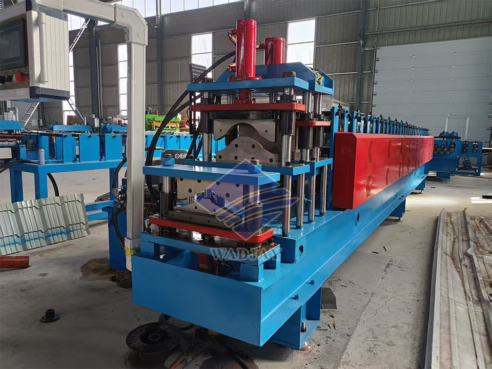 Colored Steel Ridge Capping Roof Flashing Metal Capping Roll Forming Machine Tile Profile