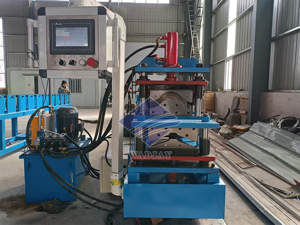 Colored Steel Ridge Capping Roof Flashing Metal Capping Roll Forming Machine Tile Profile