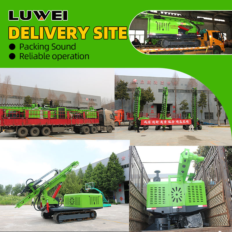 Robust 85 KW Photovoltaic Screw Piles Bore Pile Drilling Machine Ground Screw Machine for Photovoltaic Pile Construction