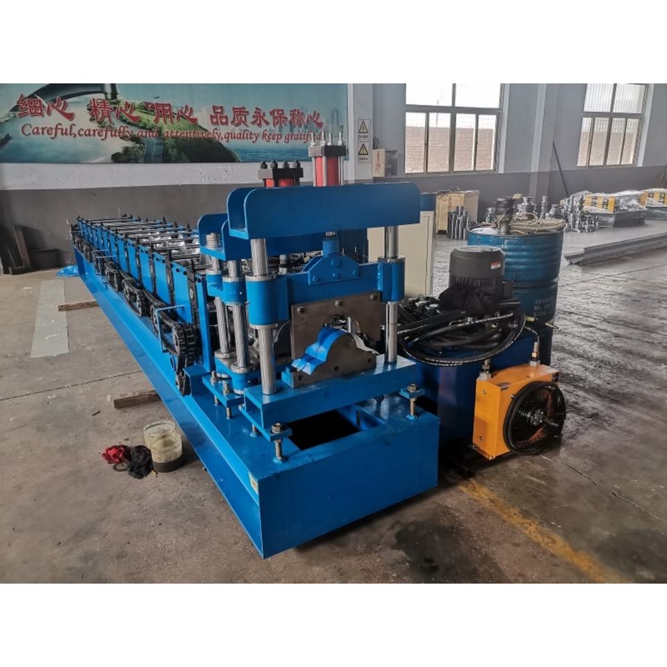 Metal Roof Ridge Cap Roll Forming Machine with Motor Steel Tile Forming PLC Controlled