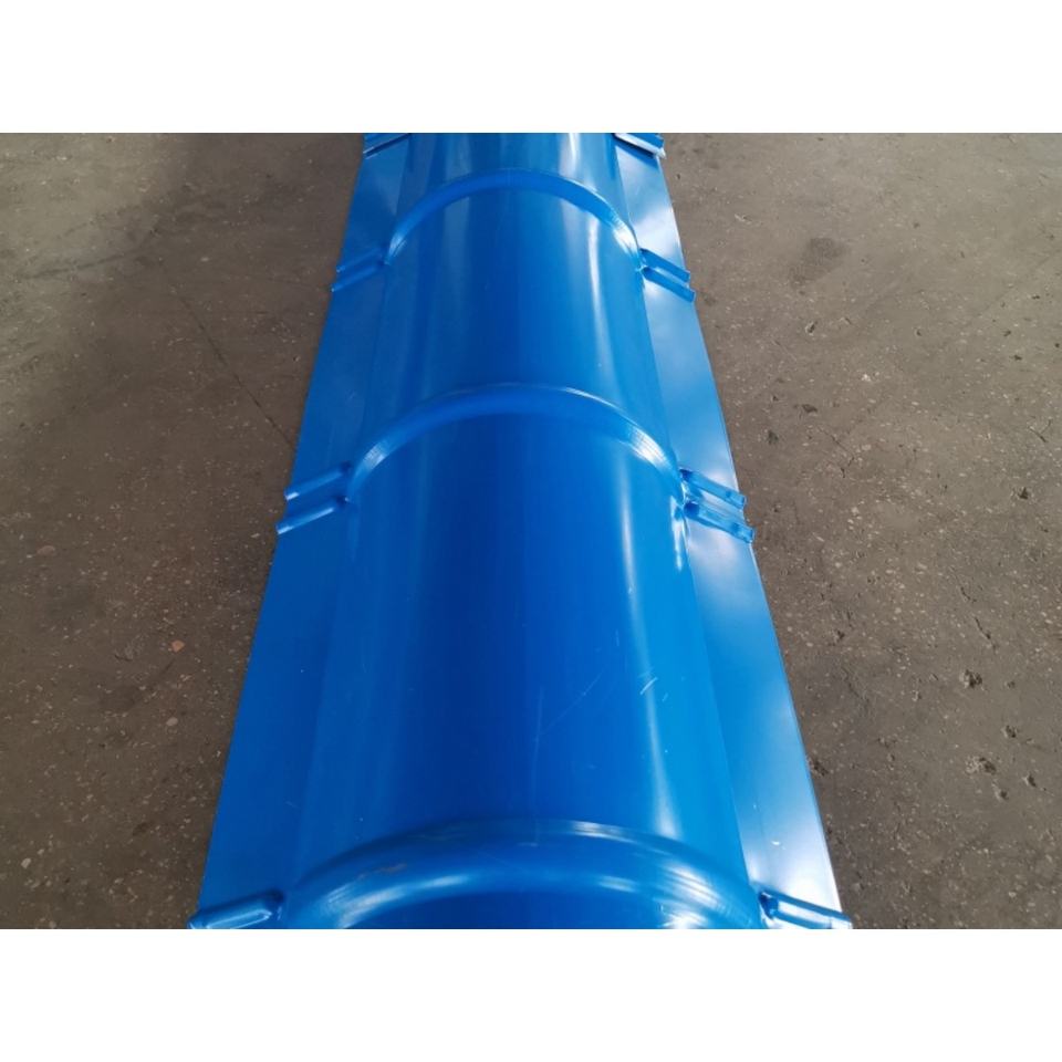 Metal Roof Ridge Cap Roll Forming Machine with Motor Steel Tile Forming PLC Controlled