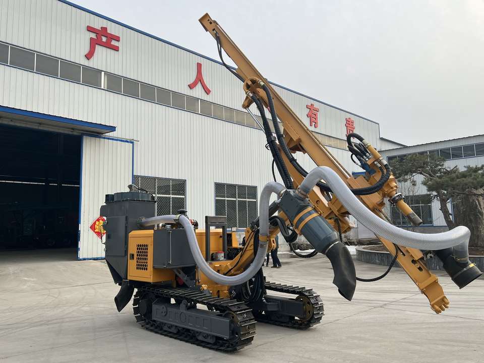 -Priced Split Down-the-hole Rotary Drilling Rig Crawler Mobile Blast Drill Rig