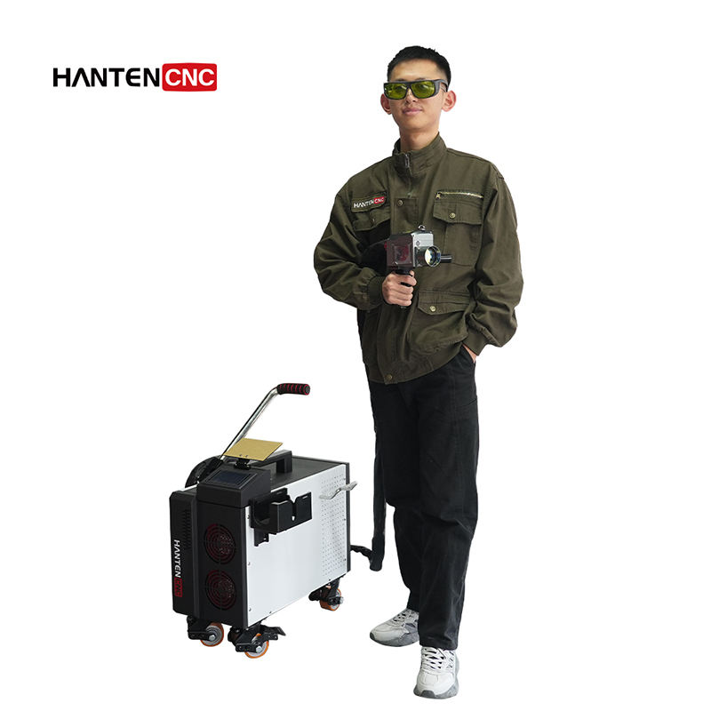 500W Pulse Laser Cleaning Machine Portable Rust Removal Equipment High Power Industrial Metal Surface Cleaning Tool