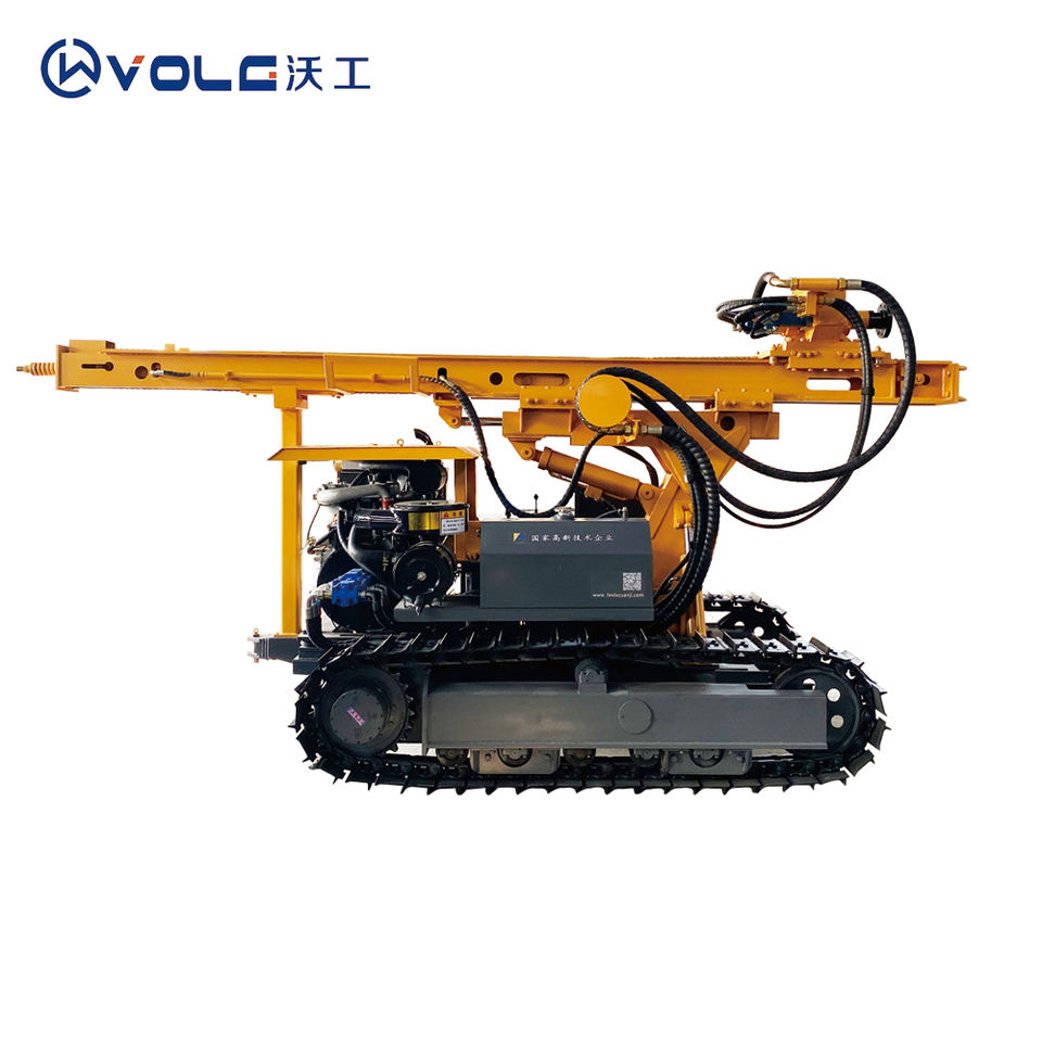Multi-function Solar Frame Post Crawler Solar Pile Driver Ramming Machine Screw Pile Driver