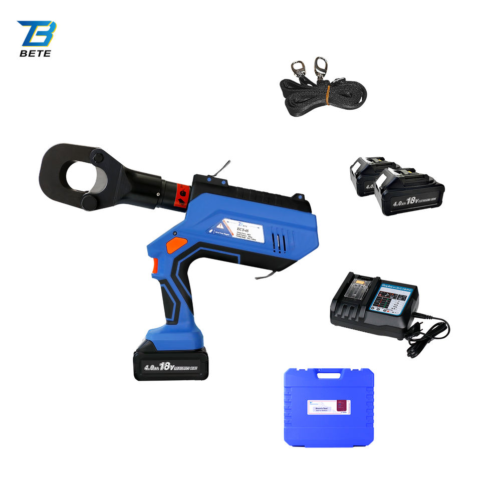 ECT-45 Intelligent LCD 6T 45mm Cable Industrial Battery Powered Electrical Hydraulic Cutting Tool