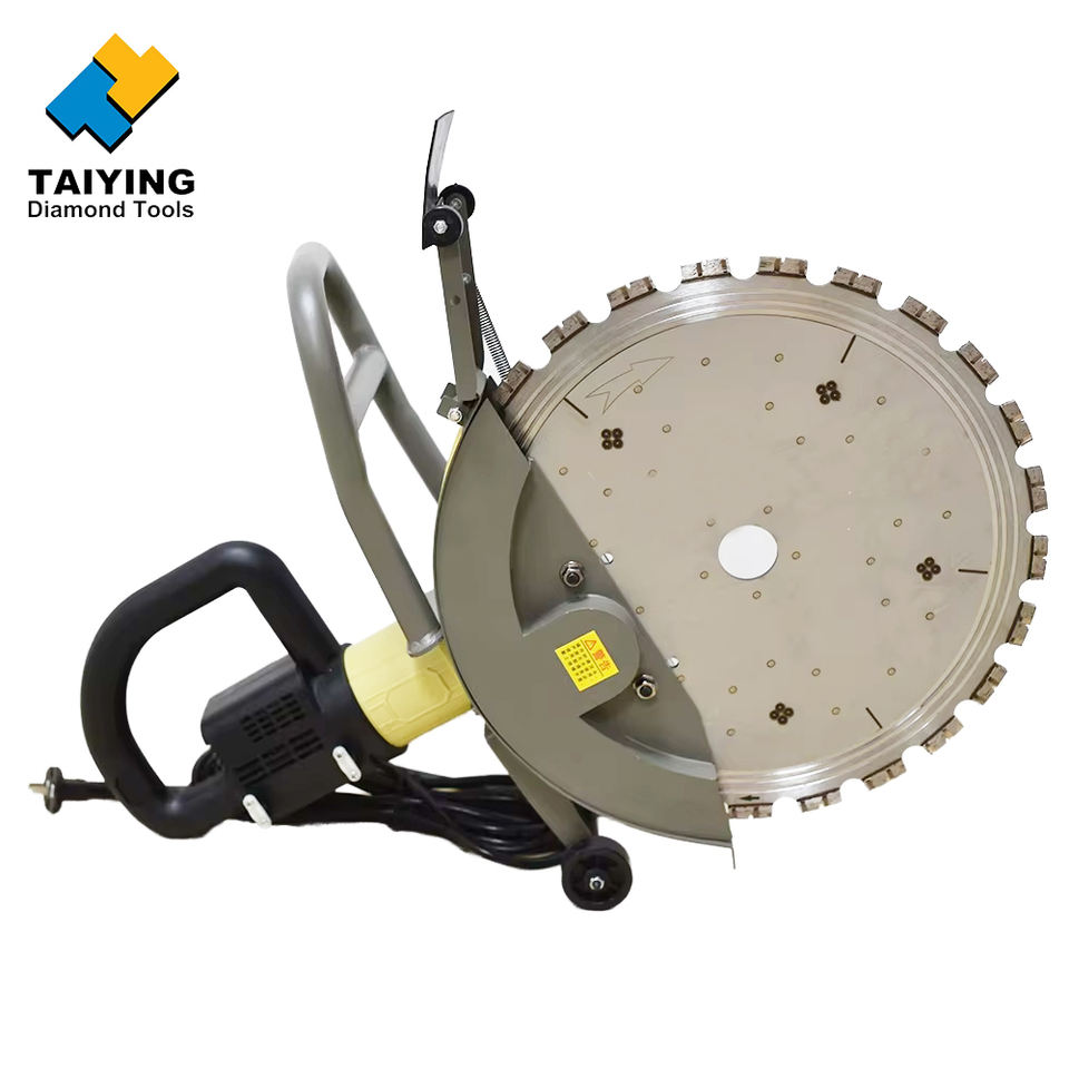 Portable Industrial Electric Handheld Concrete Cutter with 410mm Ring Saw Blade Portable Concrete Cutting Machine