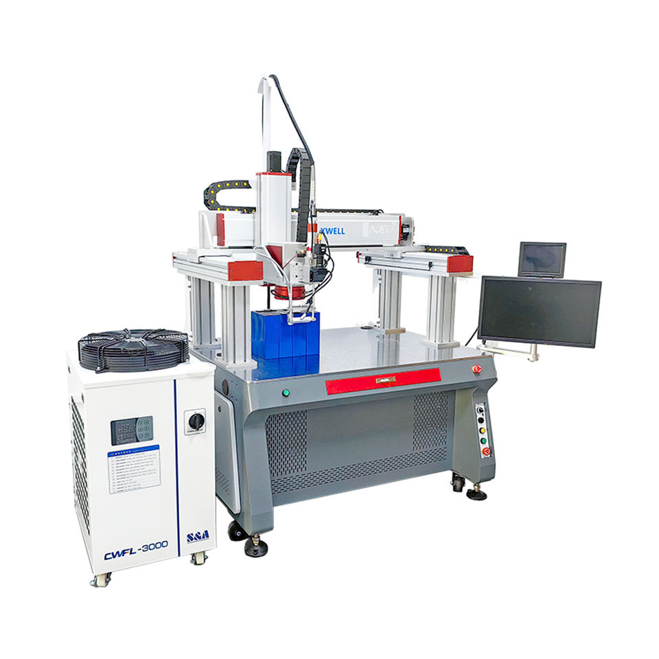 Gantry Galvo Continuous Fiber Laser Welding Equipment Laser Welding Machine 6000W for Battery Cells