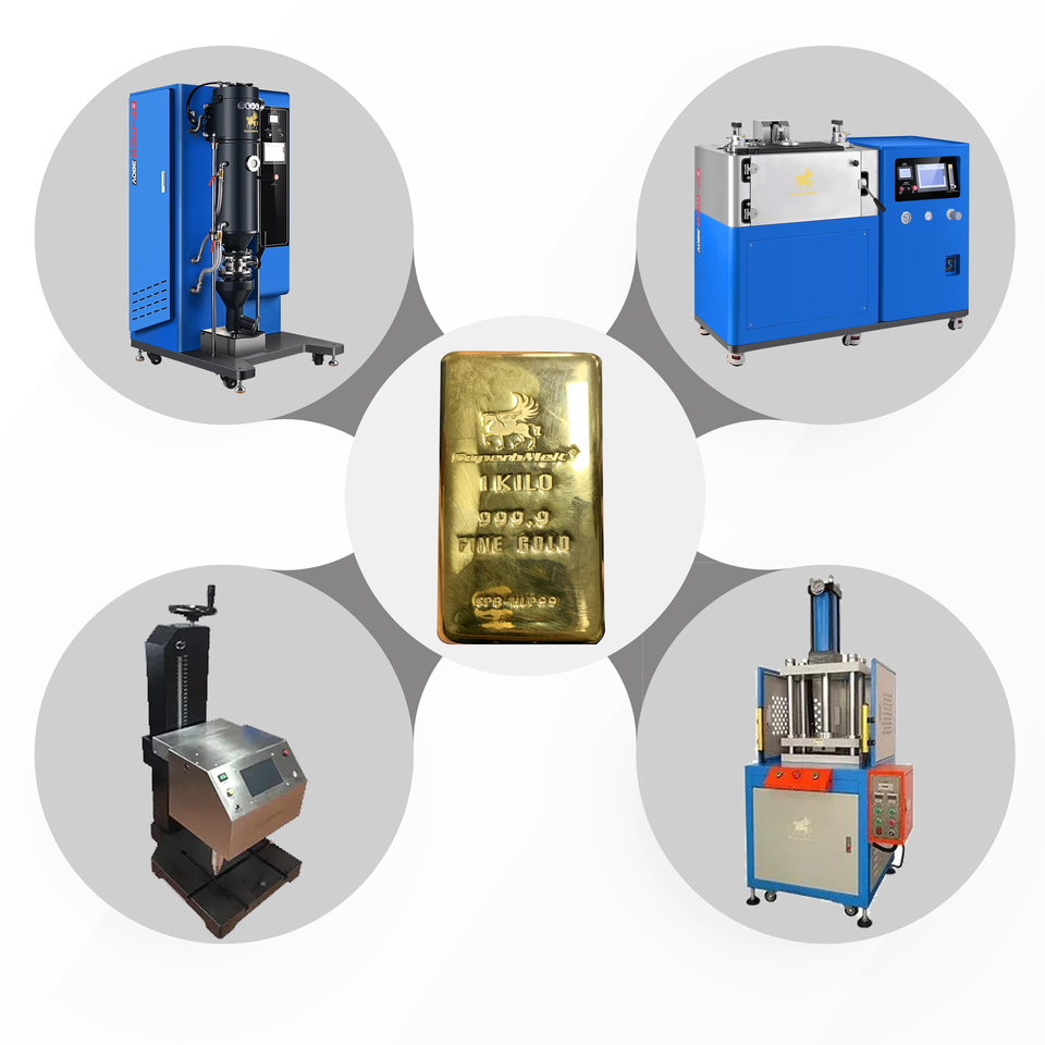 SuperbMelt Silver Ingot Solution by Vacuum Casting Gold Melting Gold Bar Making Machine