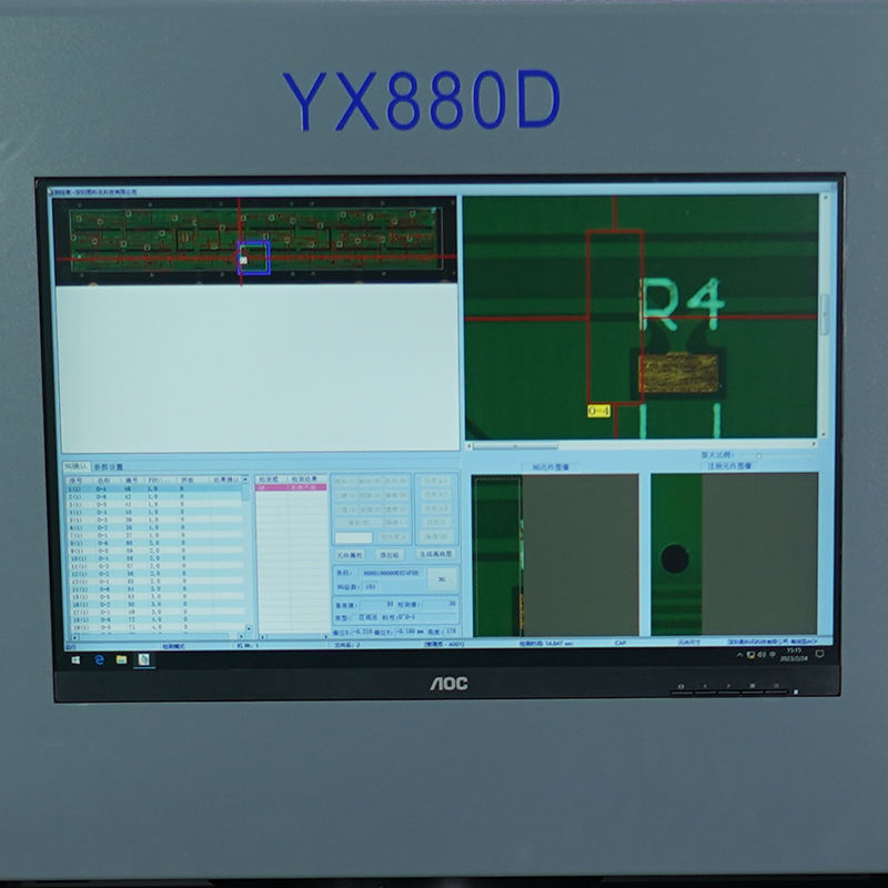 YX880D Inspection AOI PCB Machine on Line System Automatic Optical Inspection SMT Off Line AOI Inspection Machine