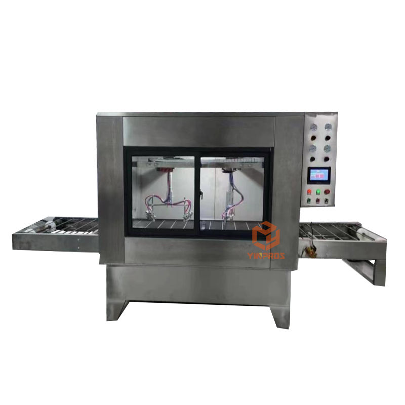 Wooden Cap Door Building Material Aluminium Profile Automatic Reciprocating Spray Painting Machinery with Coat Spray Booth