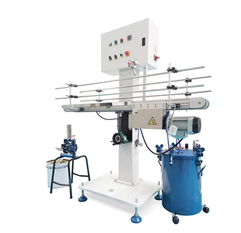 JORSON Tinplate Metal Tin Can Making Production Line External Side Outside Strip Lacquer Coating Machine