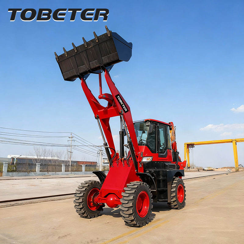 Tobeter Wheel Loader diesel 4x4 Backhoe Loader 91kw Power Backhoe Front Loader Industrial Tool