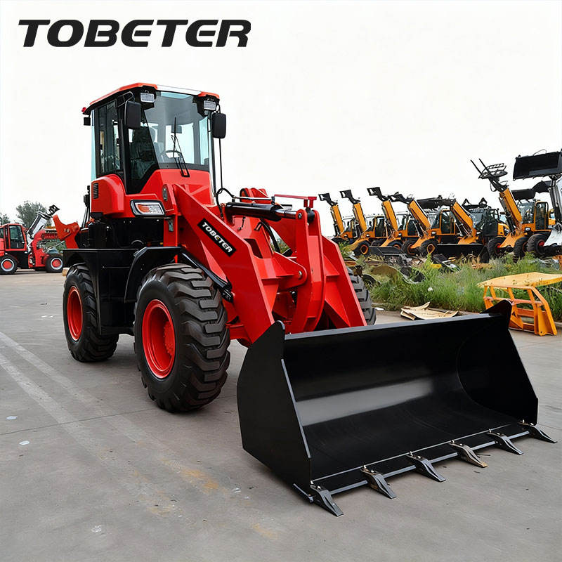 Tobeter Wheel Loader diesel 4x4 Backhoe Loader 91kw Power Backhoe Front Loader Industrial Tool