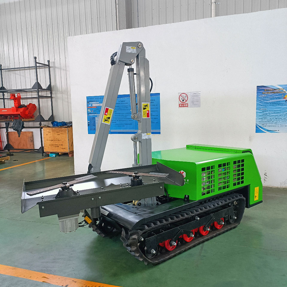 JINKE Electric Tracked Trimmer Machine 3400mm Arm 360 Rotation Remote Monitoring Energy Hedge Cutter