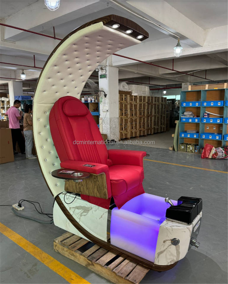 Lexor Pedicure Chair Nail Beauty Salon Furniture Equipment Supplies Luxury Manicure and Pedi Station for Foot Care Spa Massage