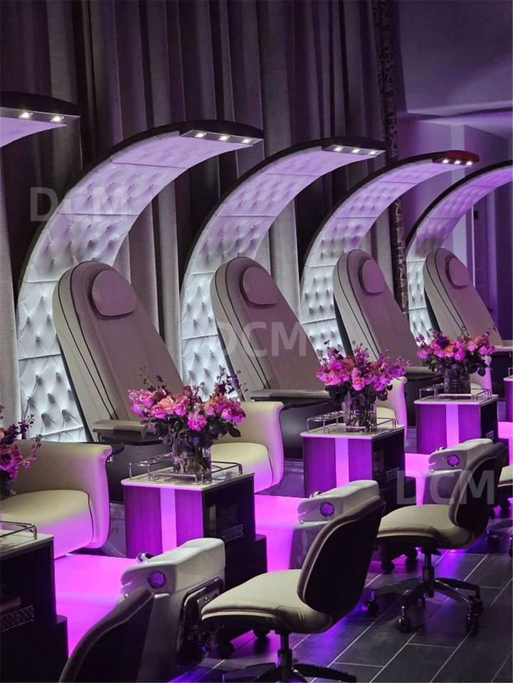 Lexor Pedicure Chair Nail Beauty Salon Furniture Equipment Supplies Luxury Manicure and Pedi Station for Foot Care Spa Massage