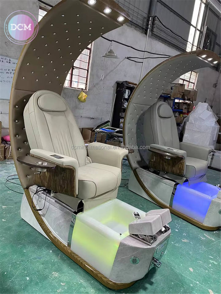 Lexor Pedicure Chair Nail Beauty Salon Furniture Equipment Supplies Luxury Manicure and Pedi Station for Foot Care Spa Massage