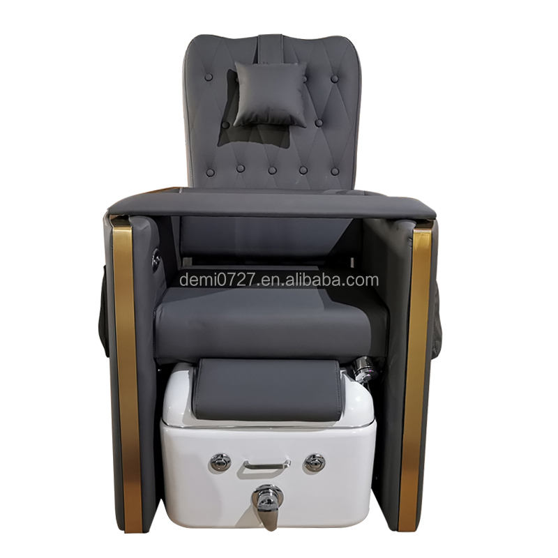 Salon Spa Furniture Manicure and Pedicure Chairs Luxury Cadeira De Pedicure Chairs pink for Foot Spa Massage