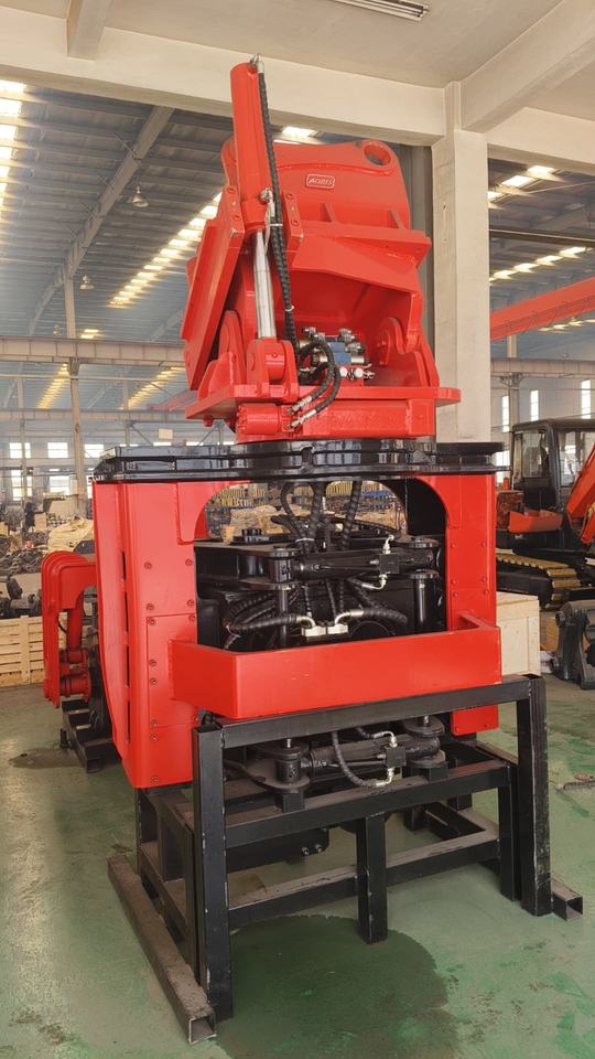 12m Depth Vibro Hammer for Construction Machinery 30 Ton Excavator Side Grip Pile Driver