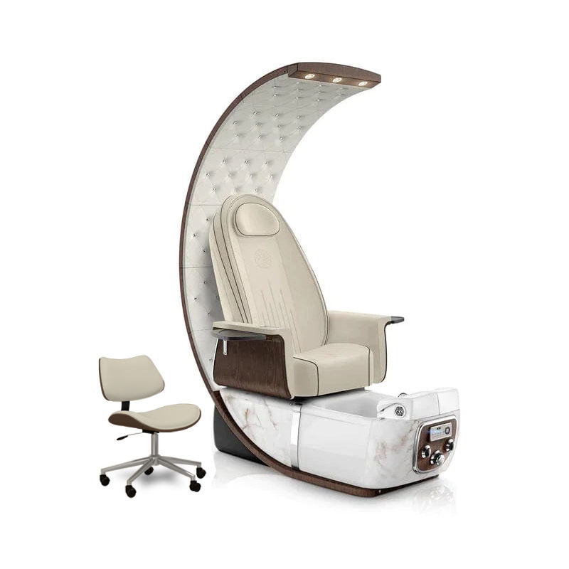 Beauty Nail Salon Furniture European Professional High Back Foot Spa Massage Pedicure Chairs Luxury with Heat and Massage Jets