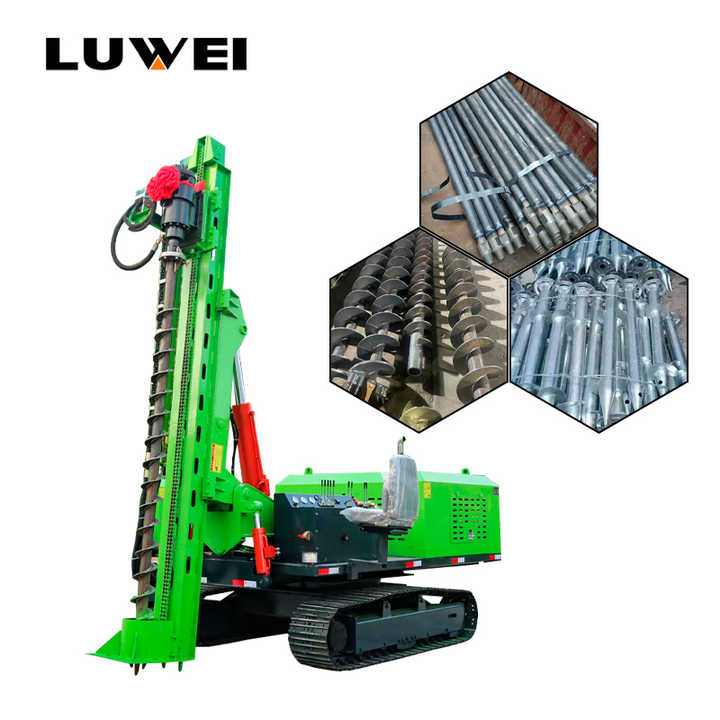 Multiple Types Can Be Customized Hydraulic Solar Pv Piles Drill Machine Solar Pile Driver Machine for Foundation Pile Driving